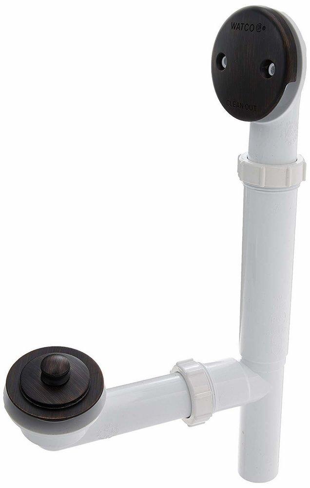 Watco Oil Brushed Bronze 16 in. Plastic Lift & Turn Drain 