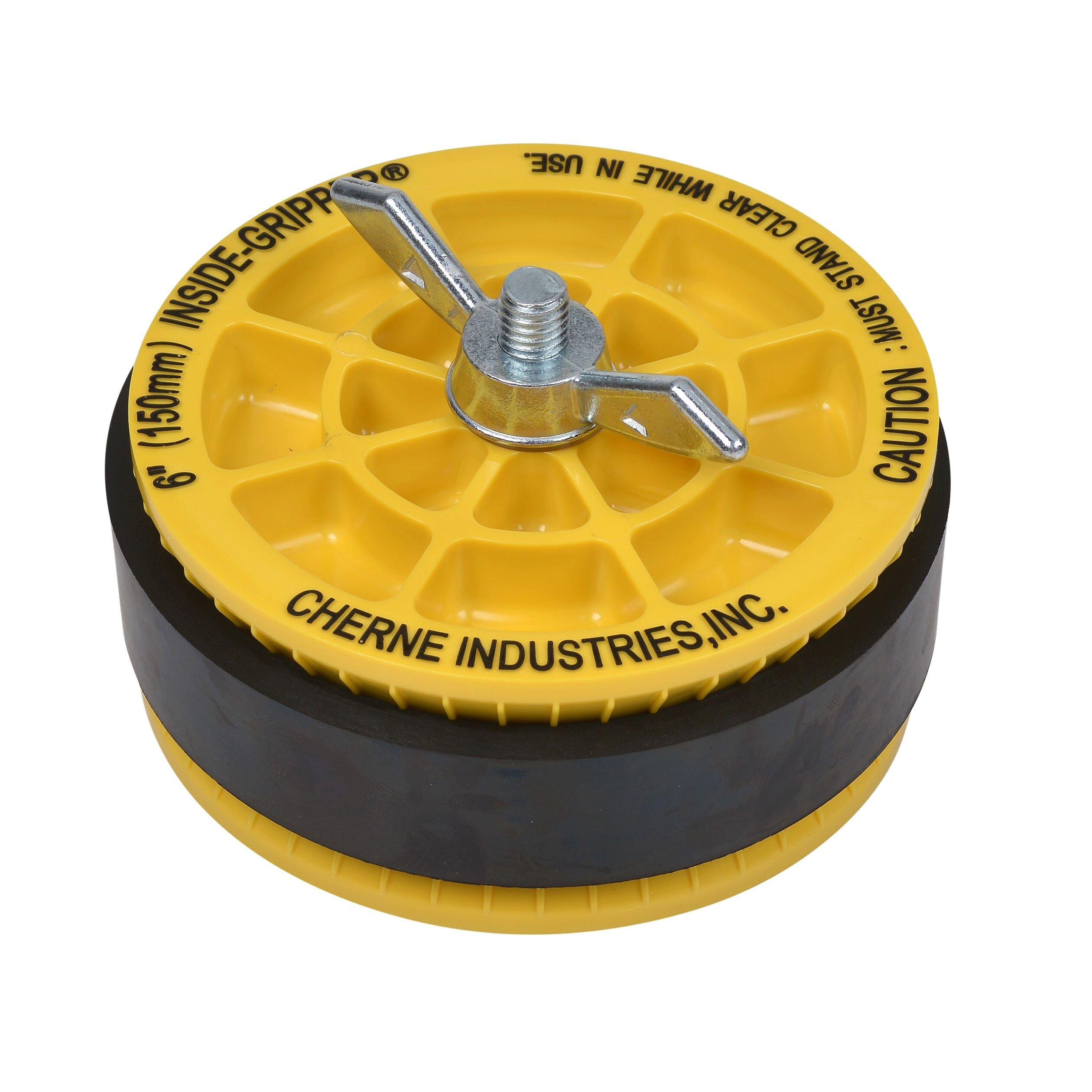 Cherne Yellow Inside-of-Pipe Gripper Mechanical Plug 