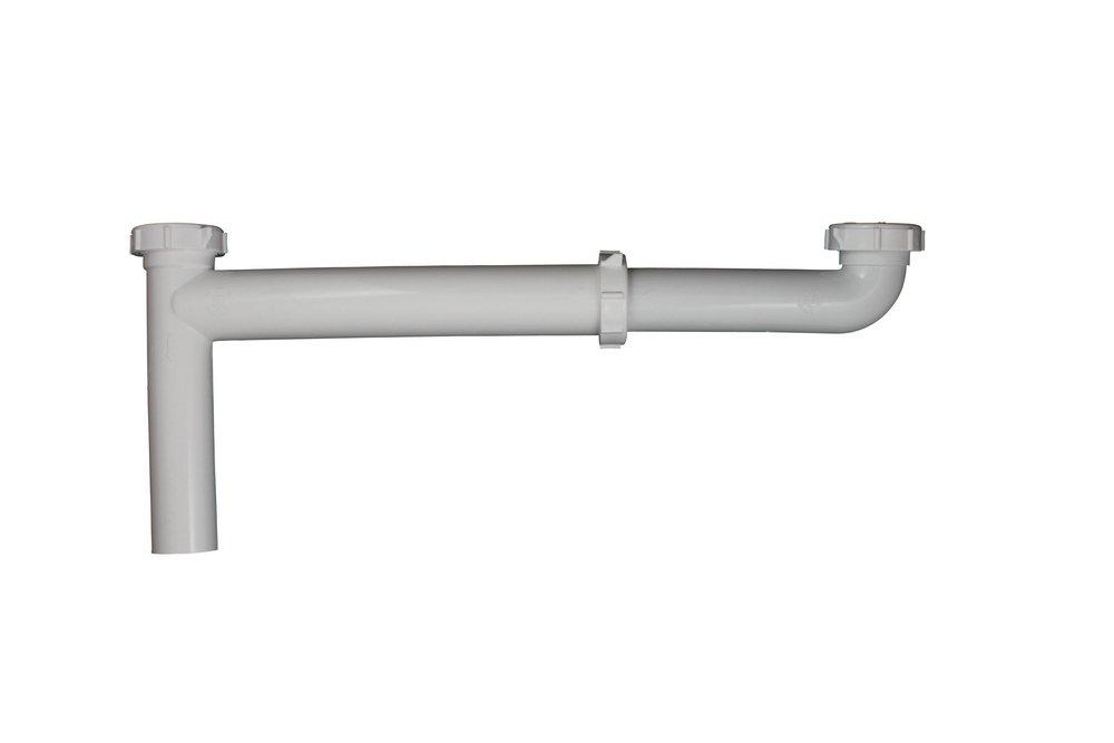 Keeney White End Outlet Continuous Waste 