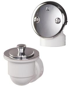 Plastic Lift & Turn Drain in Polished Chrome