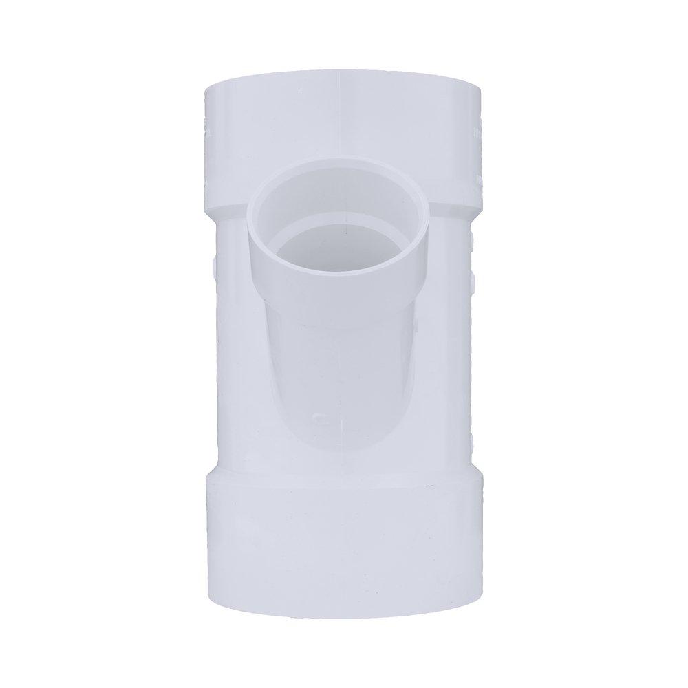 White PVC DWV Wye 
