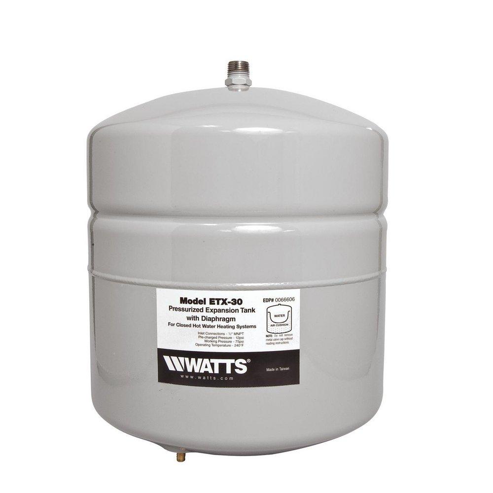Watts Grey Water Expansion Tank for Hydro Heating Precharged at 12 psi 