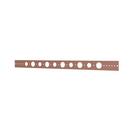 1-3/4 in. x 26 in. Copper-Bonded™ Steel Pipe Support Bracket with 3/4 in. and 1 in. Holes