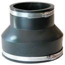 Fernco Clamp Reducing Plastic Coupling with Stainless Steel Band 