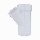 White PVC DWV Street Wye 