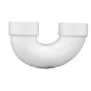 White PVC DWV Return Bend 