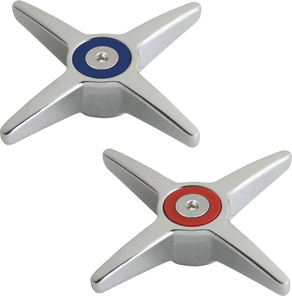 Chicago Faucets Polished Chrome 3 in. Metal Handle 