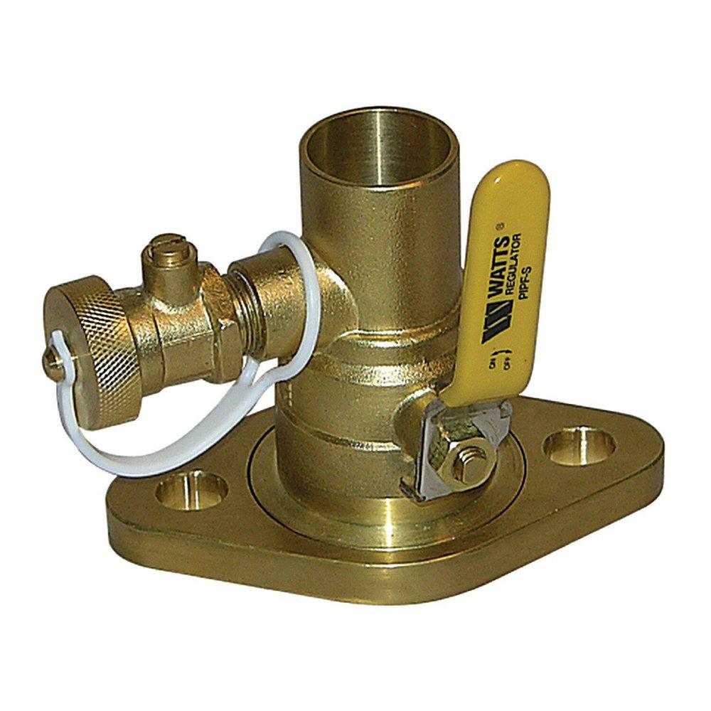 Watts Brass Brass Solder Purge Port Ball Valve 