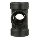 Black ABS DWV Double Sanitary Tee 