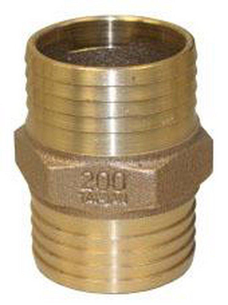 Merrill Manufacturing Barbed Red Brass Hex Coupling 