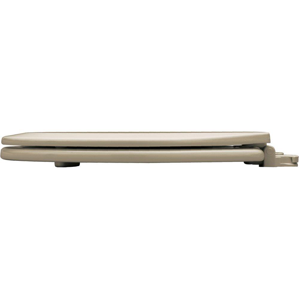 Bemis Bone Elongated Closed Front Toilet Seat with Cover 
