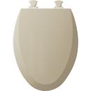 Bemis Bone Elongated Closed Front Toilet Seat with Cover 