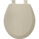 Bemis Bone Round Closed Front Toilet Seat with Cover 