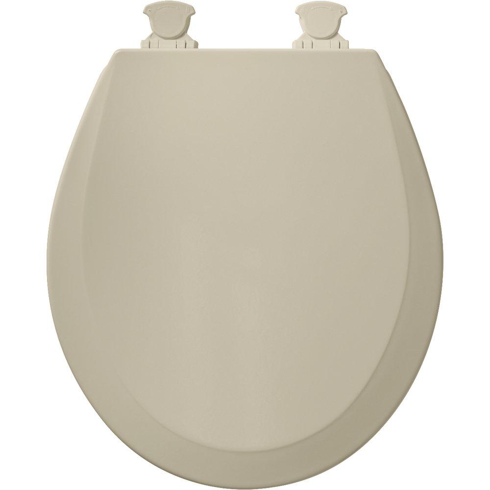 Bemis Bone Round Closed Front Toilet Seat with Cover 