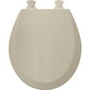 Bemis Bone Round Closed Front Toilet Seat with Cover 