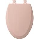 Bemis Venetian Pink Elongated Closed Front Toilet Seat with Cover 