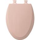Bemis Venetian Pink Elongated Closed Front Toilet Seat with Cover 