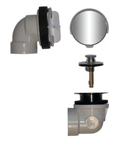 Plastic Lift & Turn Drain in Chrome Plated