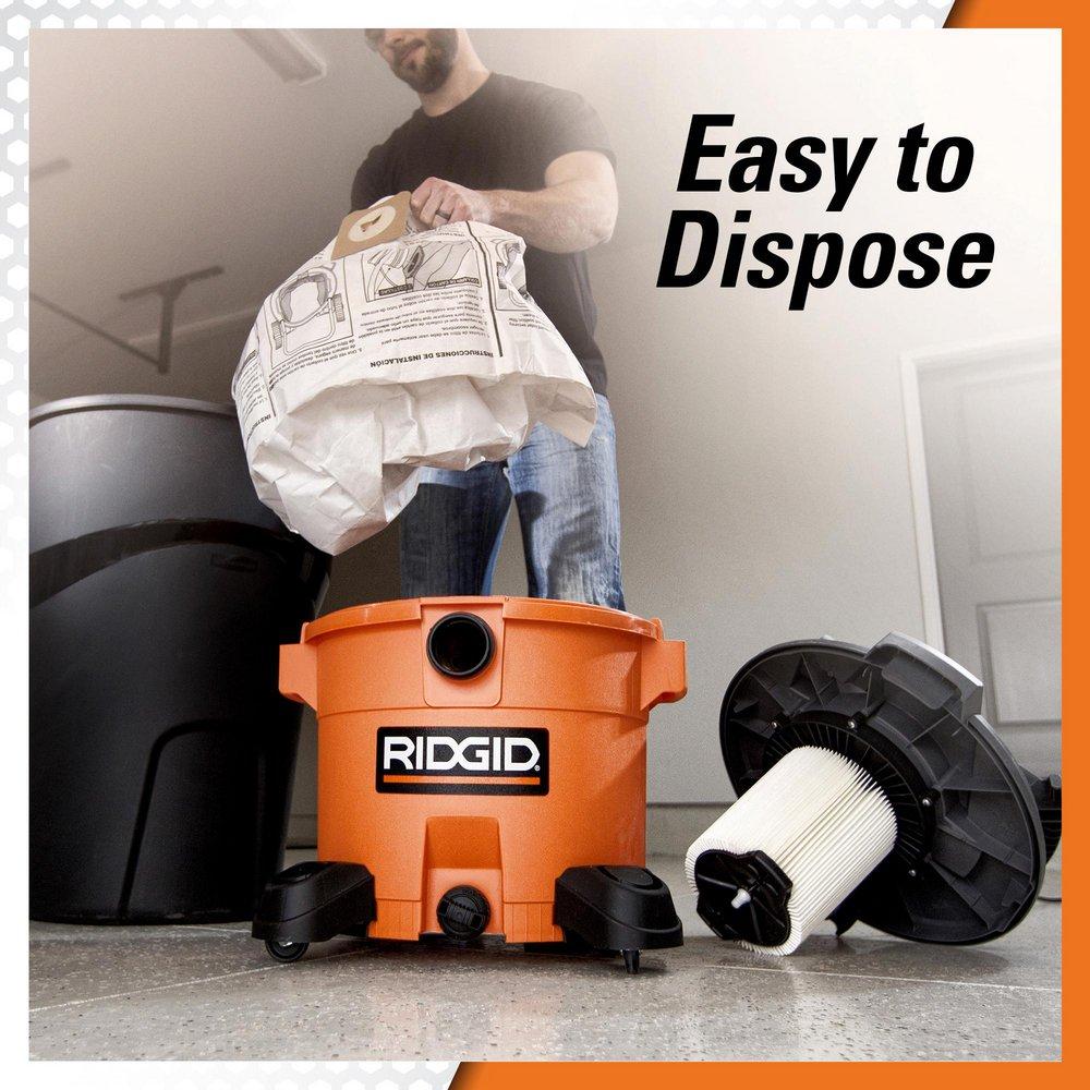 RIDGID Red Wet & Dry Vacuum 