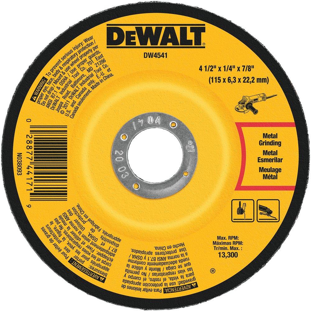 DEWALT 1/4 x 7/8 in. Fast Cutting Aluminum Oxide Grinding Wheel 