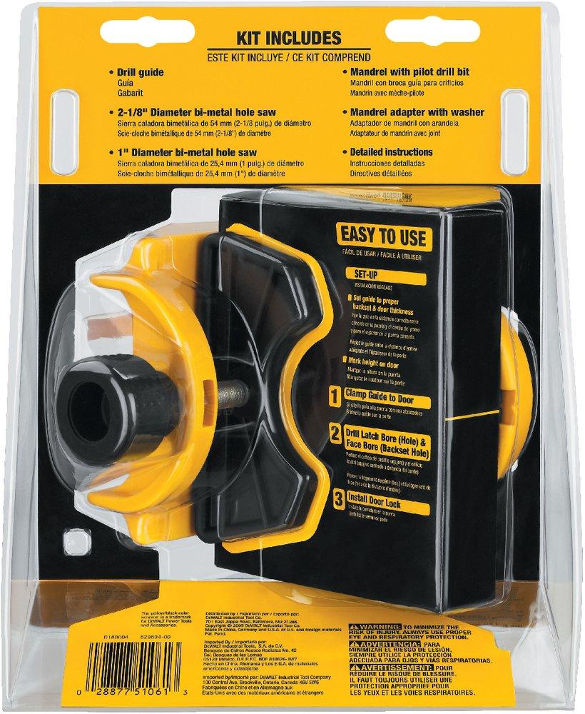 DEWALT Black 2-1/8 in. Hole Saw Kit 7 Piece 