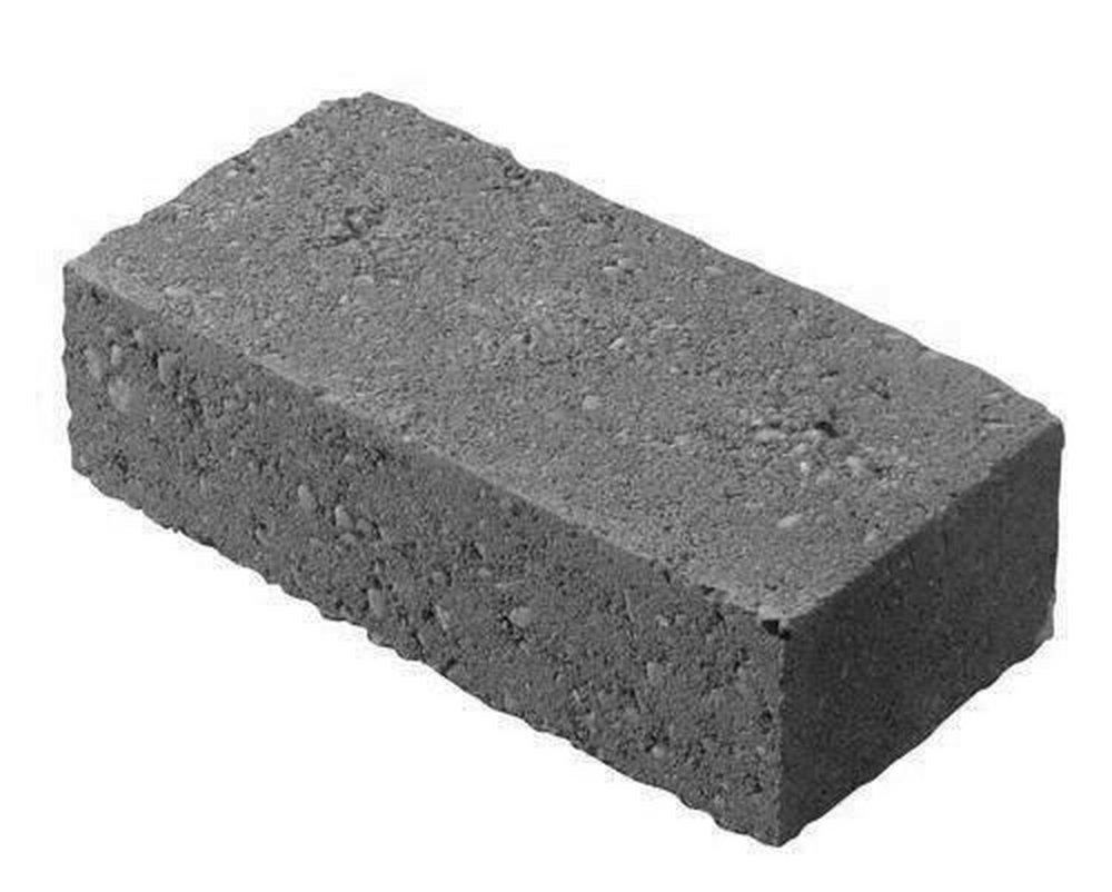 Charlotte Block Grey 4 x 2 in. Concrete Brick in Grey 