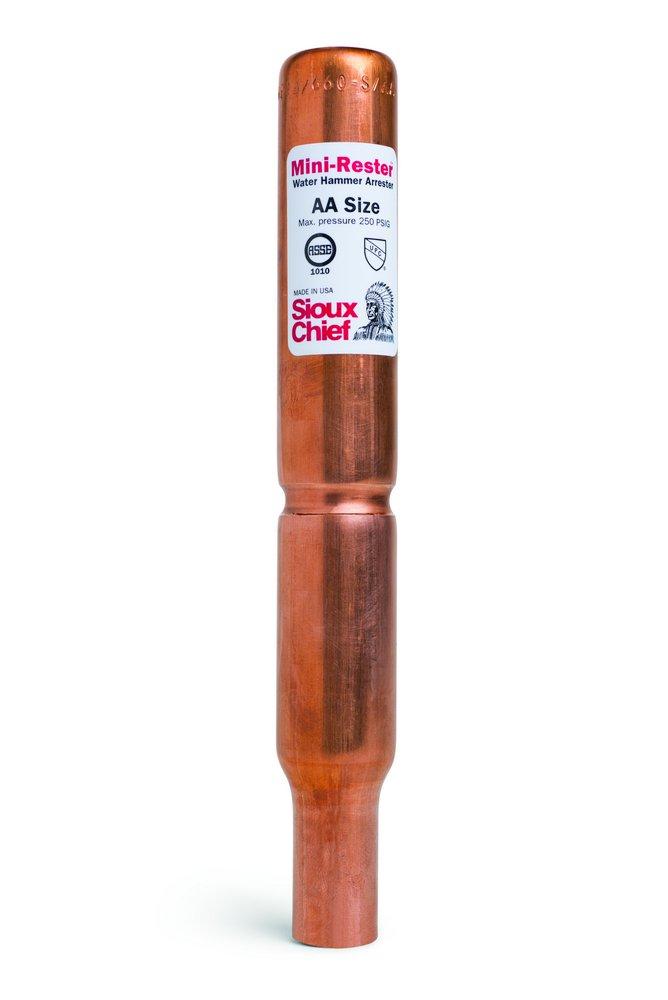 Sioux Chief Copper and Plastic Male Sweat Water Hammer Arrestor 