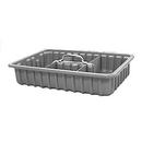 9X15X3 DP TOTE TRAY W/ 4 DIVIDER 