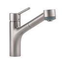 Hansgrohe Steel Optic Single Handle Pull Out Kitchen Faucet 