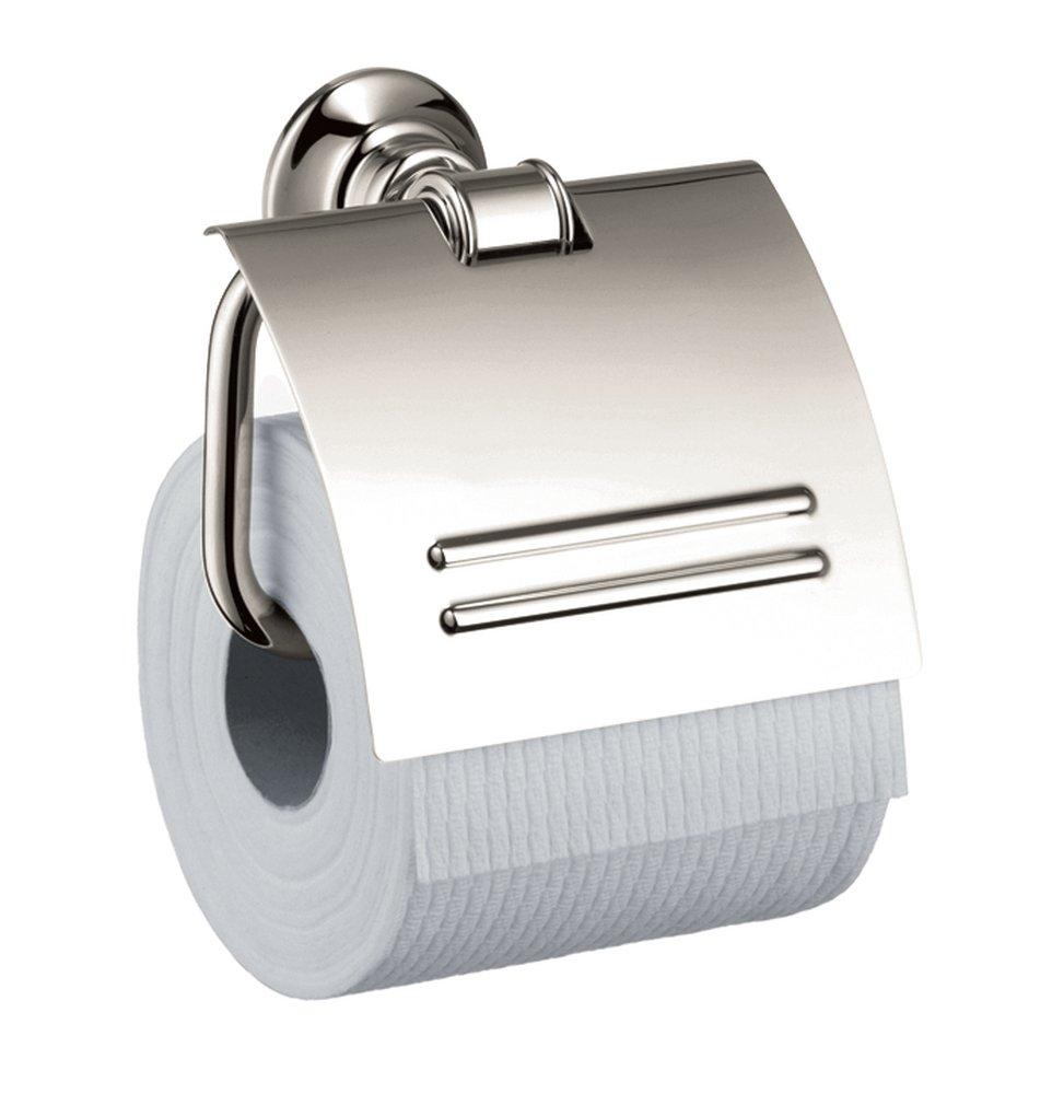 AXOR Polished Nickel 5-1/8 in. Wall Mount Toilet Tissue Holder 