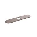 Universal Base Plate for Single Hole 10 in. Kitchen Faucets Steel Optik
