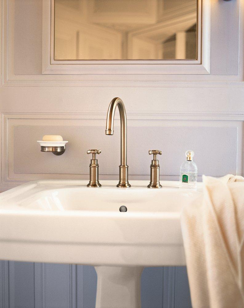 AXOR Polished Chrome Widespread Bathroom Sink Faucet 