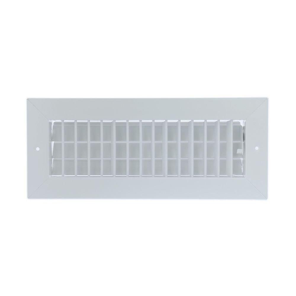 900V 8 x 6 in. Ceiling Diffuser in White 