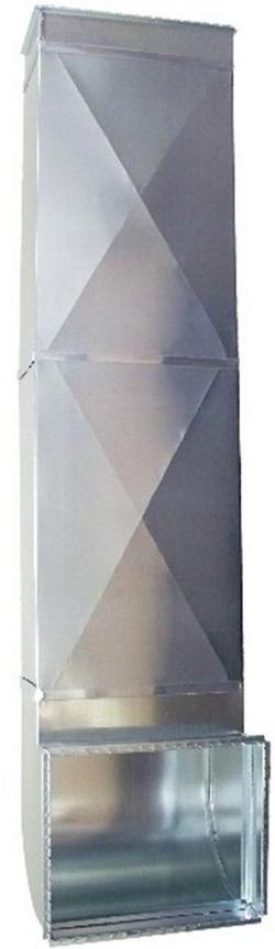 20 x 10 - 20 x 14 in. Return Air Drop Assembly