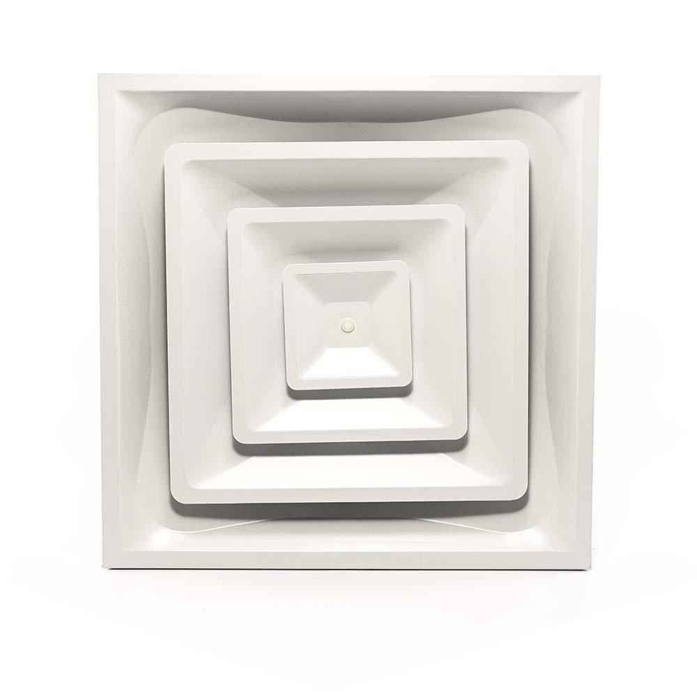 8 x 8 in. Steel Supply Register in White 
