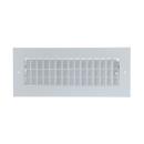 10 x 4 in. Steel Ceiling Register in White 