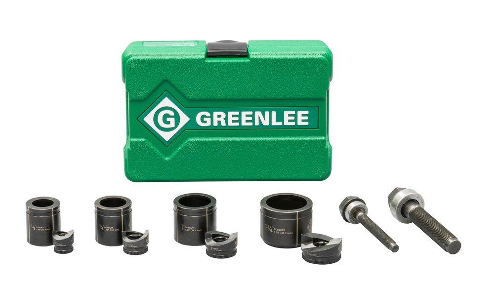 Greenlee 11 Piece Manual Knockout PUNCH Set 