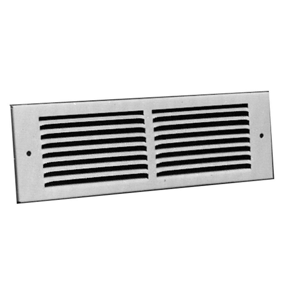 Lima White 3 in. Toe Space Grille Commercial in White 