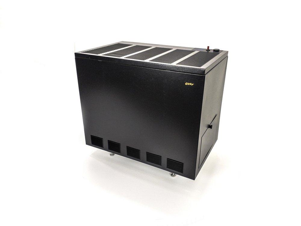 Cozy Heating Systems LLC Black California Energy Commission Registered 35000 BTU Propane Console Heater 