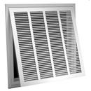 20 x 20 in. Stamped Return Grille with Filter Frame in White 