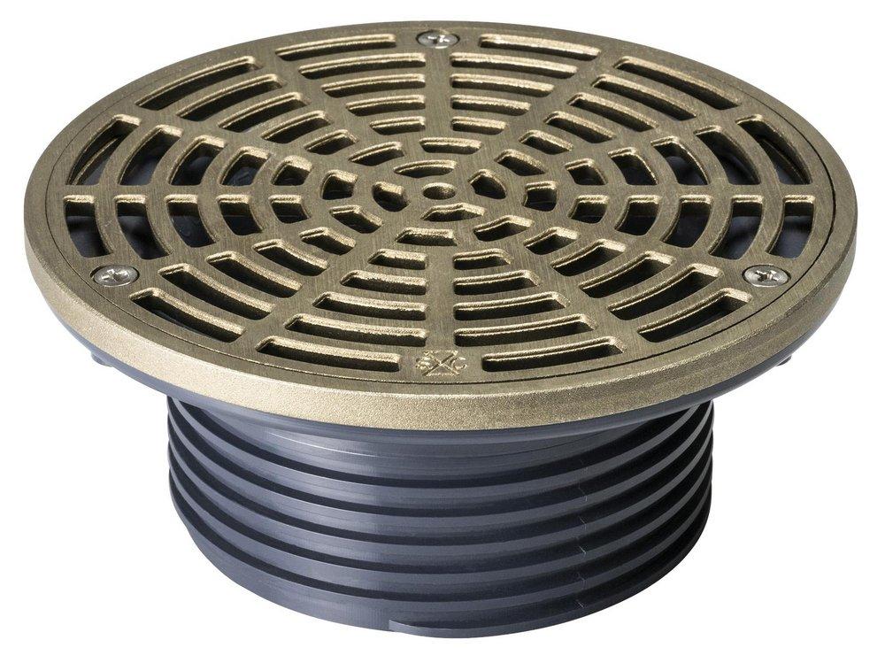 Sioux Chief Hub Plastic Nickel Bronze Floor Drain 
