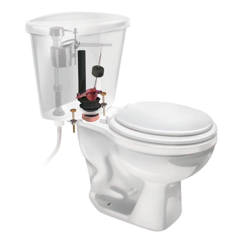 Fluidmaster Tank Flush Valve Kit with Bowl Hardware and Gasket 