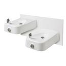 Haws&reg; White CI Wall Mount Drink Fountain 