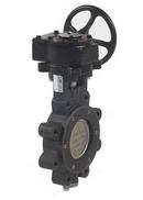 Milwaukee Valve Carbon Steel RPTFE Gear Operator Handle Butterfly Valve 