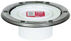3 in. Plastic PVC Closet Flange with Test Cap