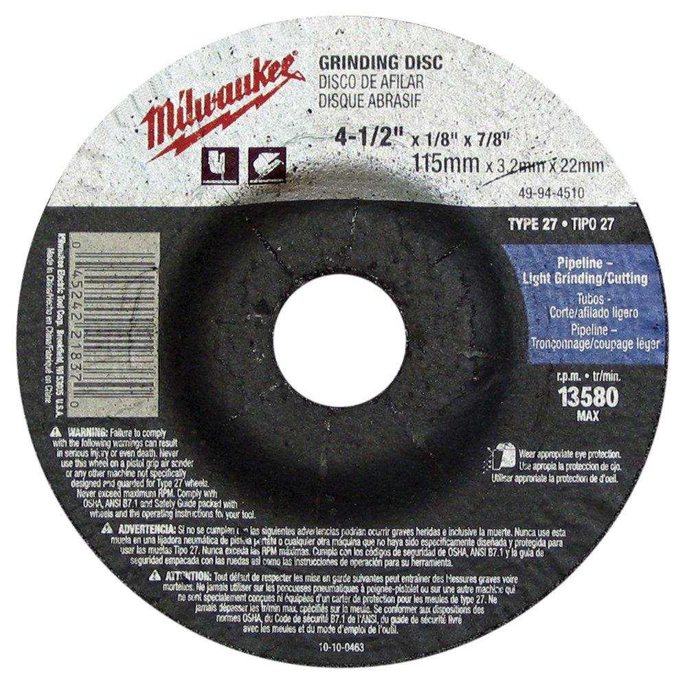 Milwaukee® Black Grinding Wheel 