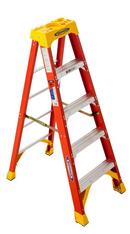 Werner Ladder Orange Fiberglass Step Ladder 