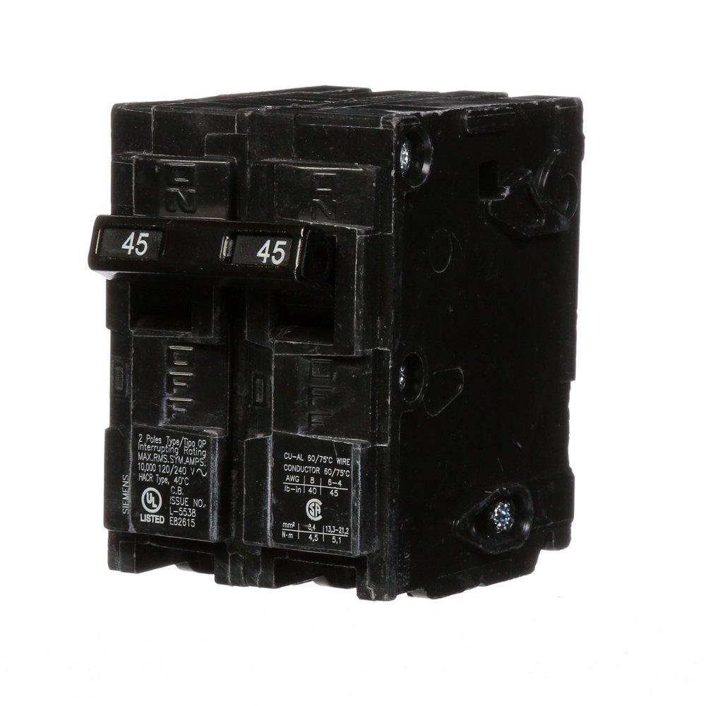 Siemens Energy & Automation 120/240 V 2-Pole Breaker 