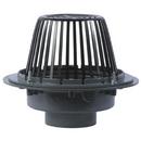 Roof Drain with Underdeck Clamp Black