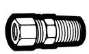 Holyoke Fittings OD Tube x MIPT Reducing Brass Adapter 